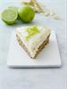 Cheesecake med hvid chokolade og lime